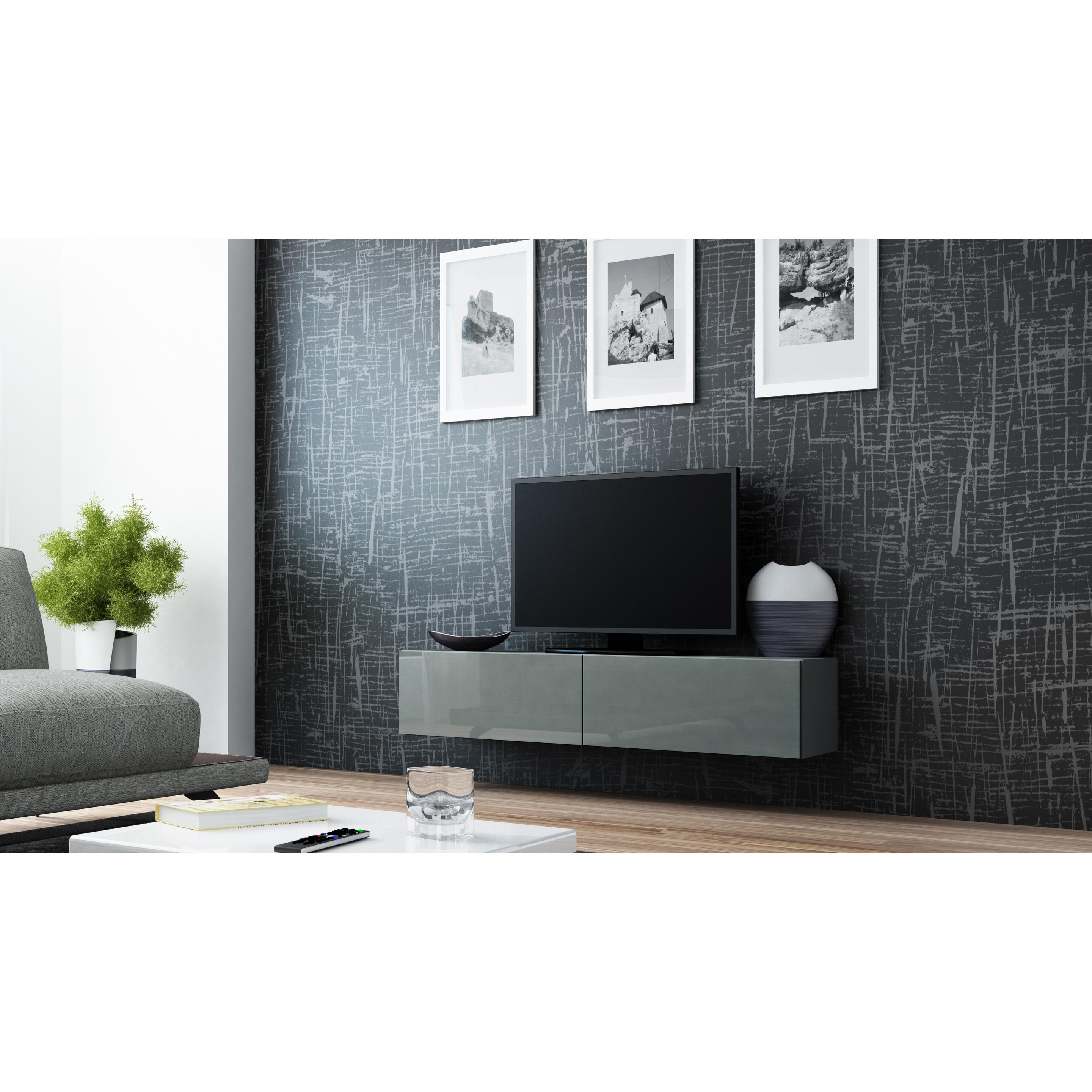Cama, TV Möbel, RTV VIGO140 s/s TV-Ständer & Entertainment-Center (140 x 40 x 30 cm)