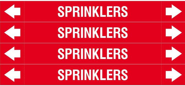 Actual product image Brady ASME - Pipe markers - Sprinklers