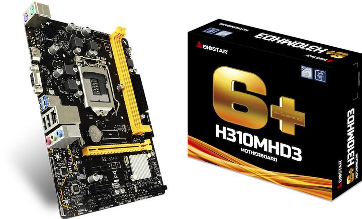 Actual product image Biostar H310MHD3 (LGA 1151, Intel H310, mATX)