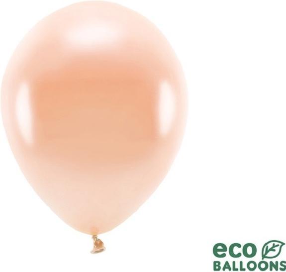 Produktbild Partydeco Eco Ballons Pfirsich metallic (10 x)