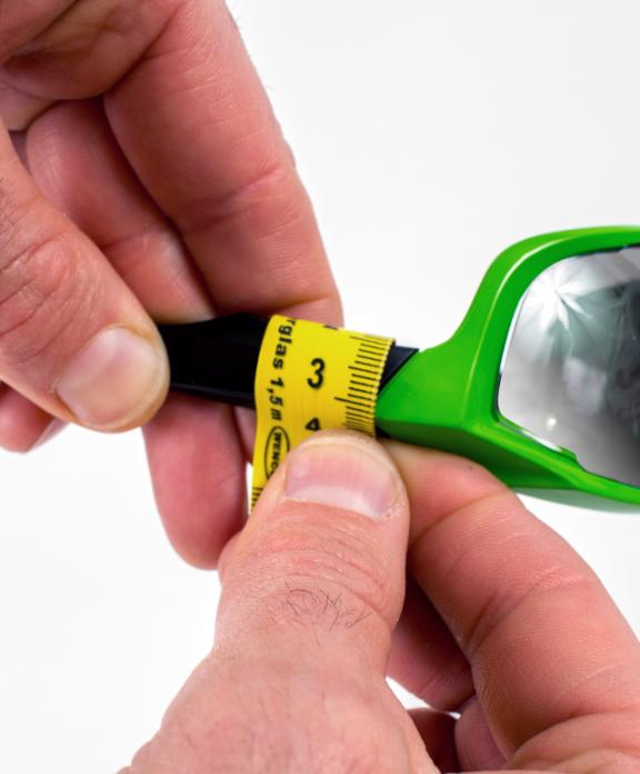 Immagine prodotto StiQx Portaocchiali magnetico, trasparente, taglia M (circonferenza tempie 17-38 mm)