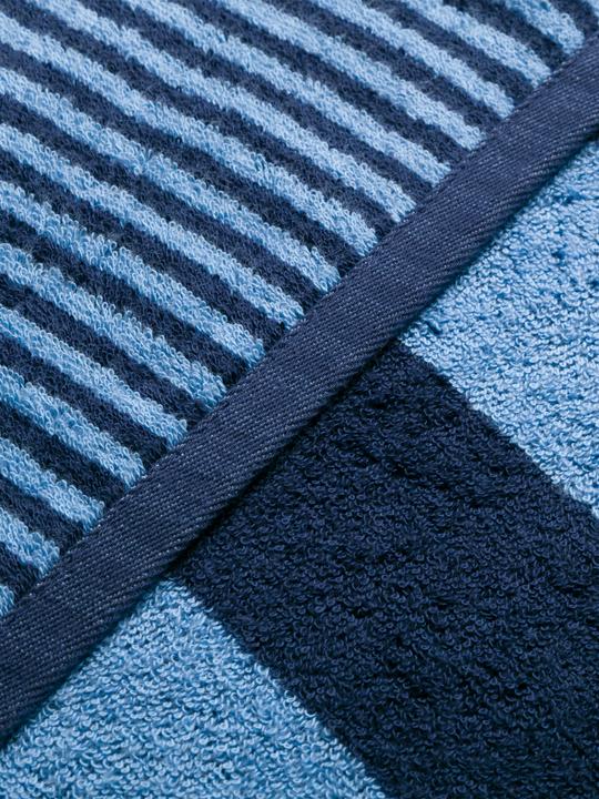 Actual product image Möve Superwuschel Blockstreifen Handtuch 50X100 cm (50 x 100 cm)