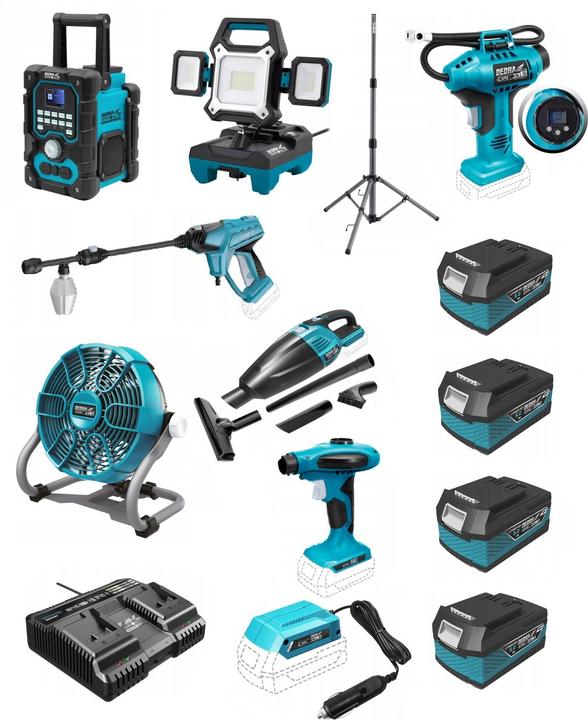 Actual product image Dedra SAS+All Cordless Pressure Washer (Rechargeable battery operated)