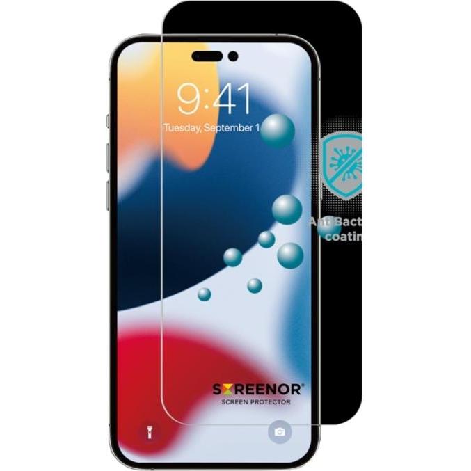 Screenor Premium Clear screen protector Apple 1 pc(s) (1 Stück, Apple iPhone 14 Pro Max), Smartphone Schutzfolie, Transp...