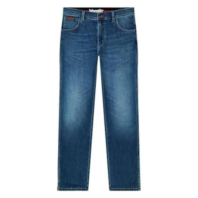 Wrangler, Mannen, Jeans, Texas Verdant Tone Authentic Straight Jeans-Heren, Groen, (W31/L34)