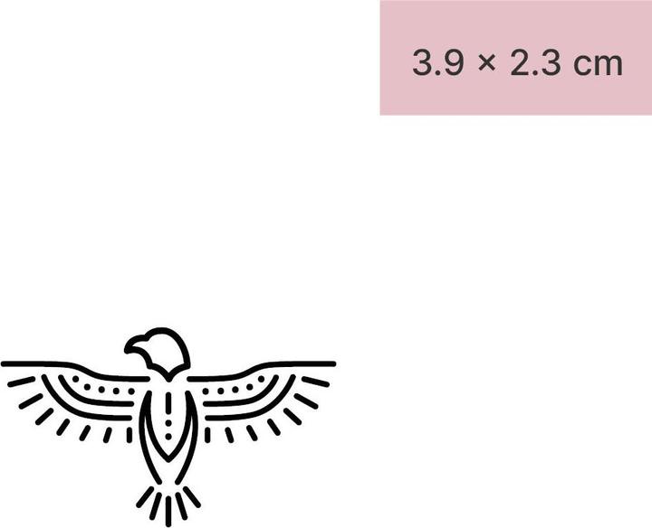 Produktbild minink Temporäres Tattoo – Symbolischer Adler