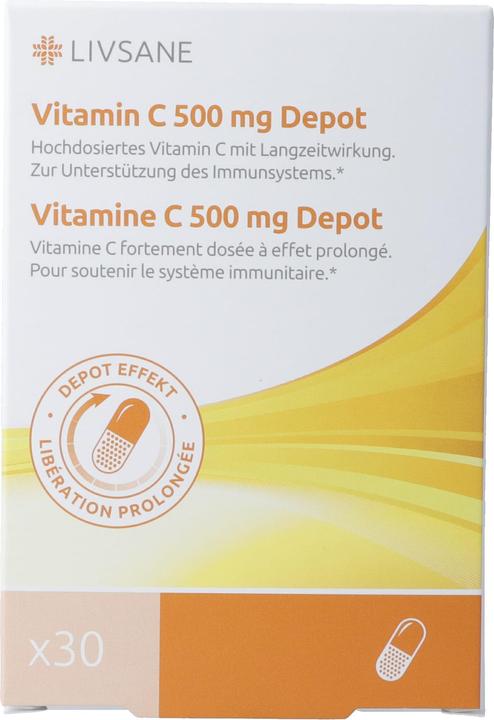 Produktbild Livsane Vitamin C Depot CH Version Kaps (30 Stück, Kapseln, 38 g)
