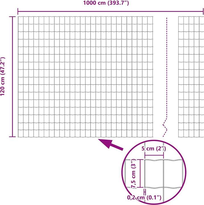 Produktbild vidaXL Eurozaun