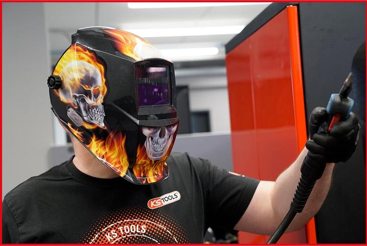 Image du produit KS Tools casque de soudeur automatique, Flame Design ( 310.0155 )