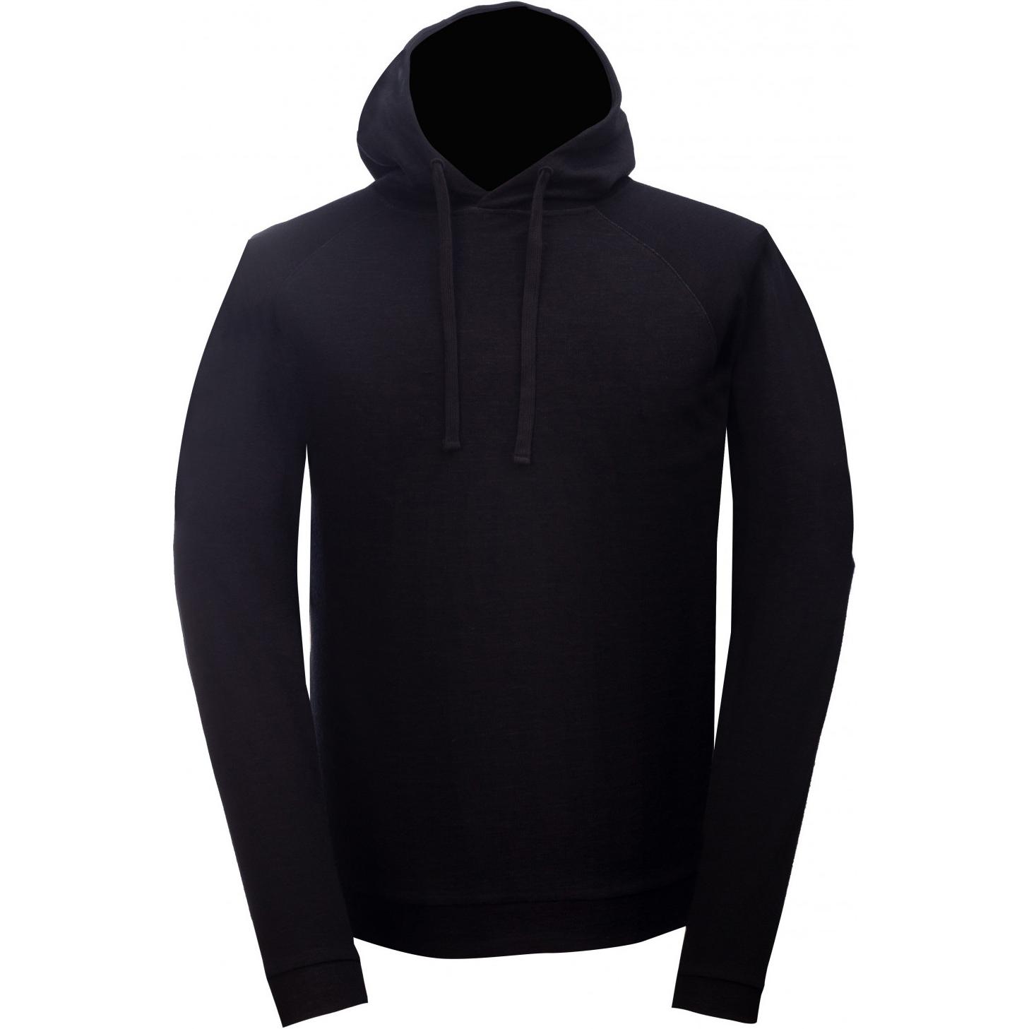 Stoic, Herren, Pullover, Merino260 MMXX.Göteborg Hoody, Schwarz, (XL)
