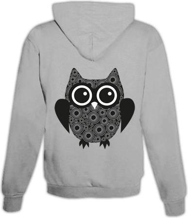 Immagine prodotto Schwesternuhr Felpa con cappuccio Gufo Unisex (M)