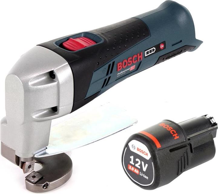 Produktbild Bosch Professional Bosch GSC 12 V-13 Akku Blechschere L-Boxx ready + 1x Akku 3,0Ah - ohne Ladegerät