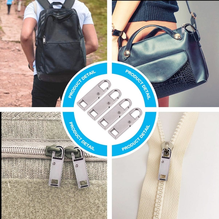 Produktbild Cbx 4 Stück Zipper, Schieber für Reissverschlüsse