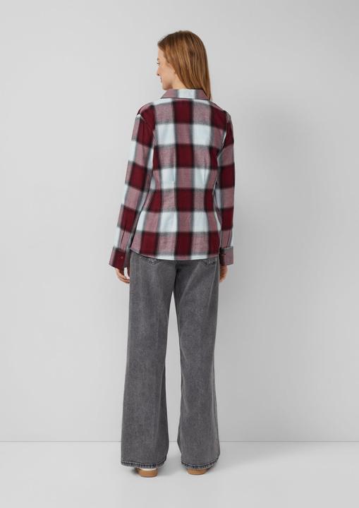 Immagine prodotto s.Oliver Bluse Taillierte Hemdbluse aus Flanell (40)