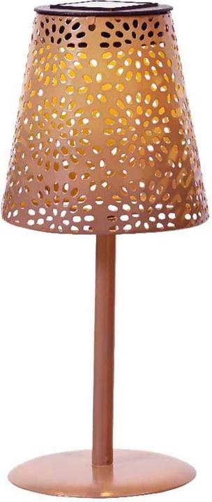 Actual product image Kaemingk Solar-Tischlampe rosabraun