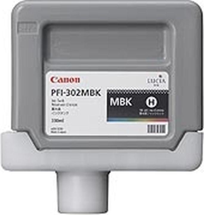 Produktbild Canon Tinte Large Format schwarz Orig.Nr. PFI-302MBK (MBK)