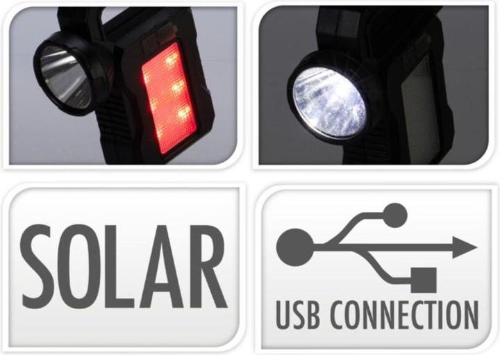 Produktbild Redcliffs Flashlight Camping Lamp USB Charging and Solar