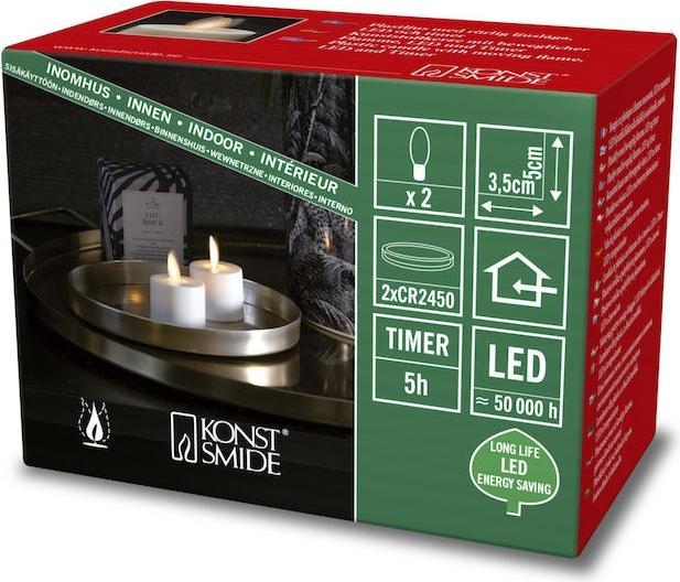 Image du produit Konstsmide Set de bougies (2 x)