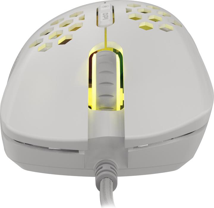 Produktbild Genesis for games Krypton 555 with cable, 8000 DPI, USB 2.0, White (Kabelgebunden)