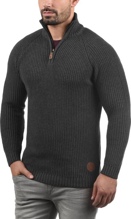 Immagine prodotto Solid Xenox Maglione In Maglia Grossa Pullover Con Collo Alto In Cotone 100% (M)