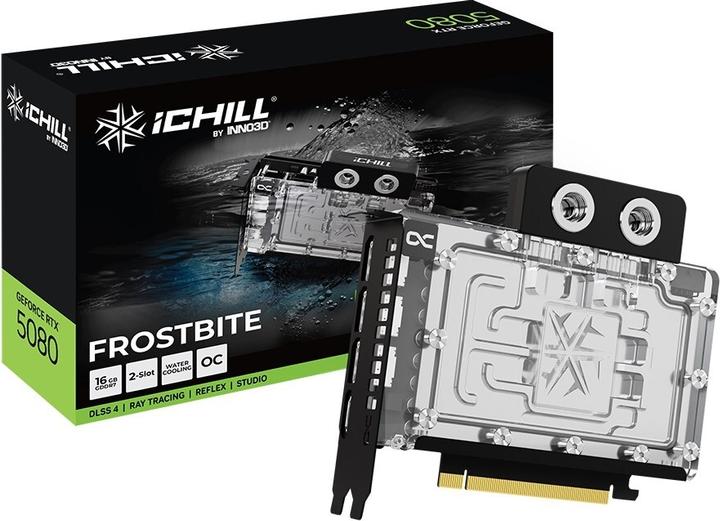 Image du produit Inno3D GeForce RTX 5080 iCHILL Frostbite (16 Go, GDDR7)