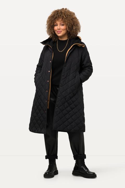 Produktbild Ulla Popken 2-in-1-Steppjacke, extra Softshelleinsatz, Strickkragen (50, 52)