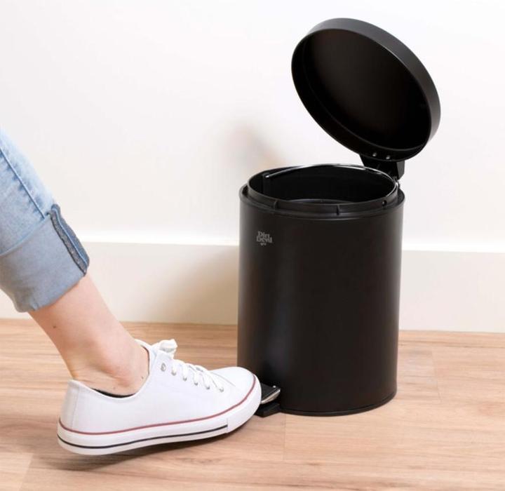 Actual product image Dirt Devil Pedal bin 2pc powder coated (5 l)