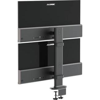 Alogic Ständer Elevate 34" Dual vertical Monitor spacegray (Tavolo, 34"), Supporto per monitor, Grigio