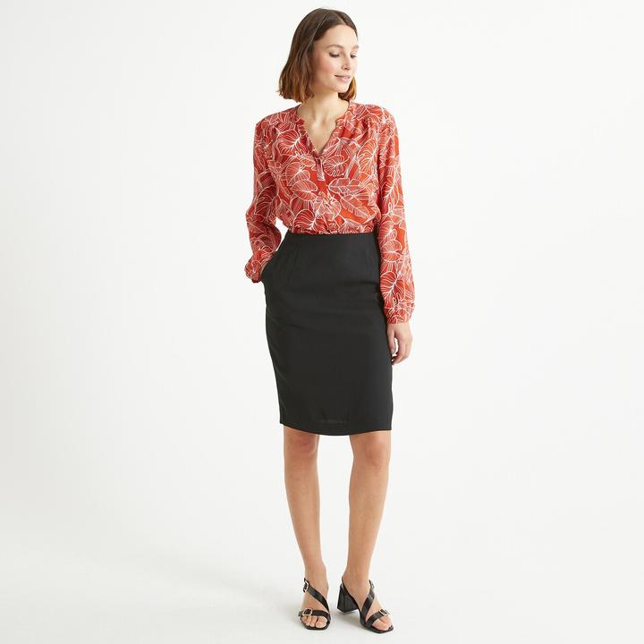 Actual product image Anne Weyburn Straight skirt (36)