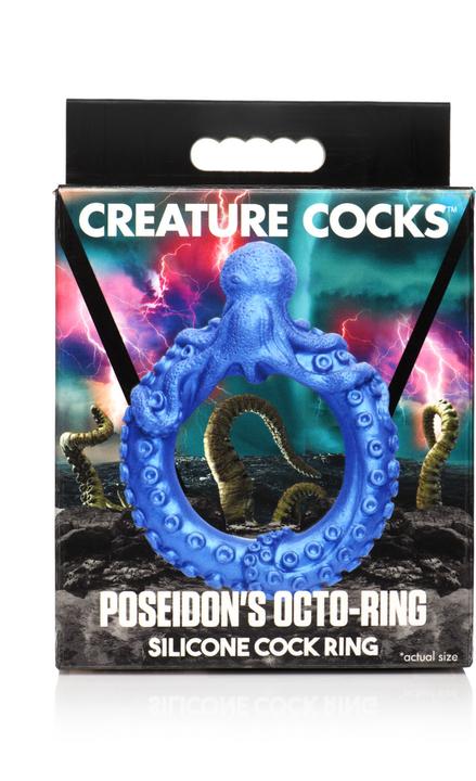 Produktbild Frisky Poseidon's Octo-Ring - Silicone Cock Ring - Blue (4 cm)