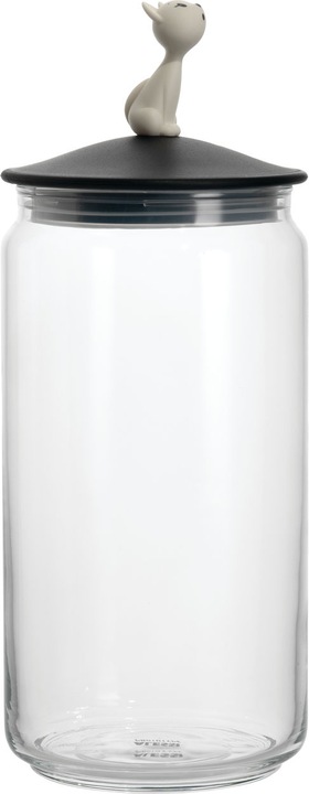 Actual product image Alessi Glass container for cat food MIÒJAR (1.50 l)