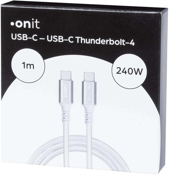 Actual product image Onit USB C — USB C (1 m, USB 4.0, 240 W)