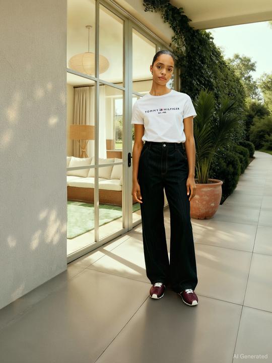 Actual product image Tommy Hilfiger Heritage Hilfiger C-Nk Reg Tee (M)