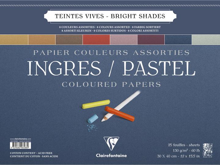 Actual product image Clairefontaine Dry techniques (130 g/m², 36x)