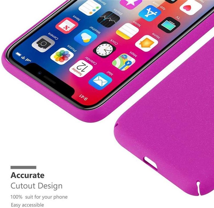 Actual product image Cadorabo Hard Cover Frosty Cover (Apple iPhone X)