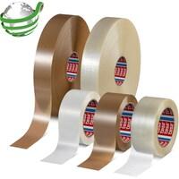Image du produit tesa Ruban d'emballage PET masse adhésive caoutchouc 132m:50mm 6pcs marron (50 mm)
