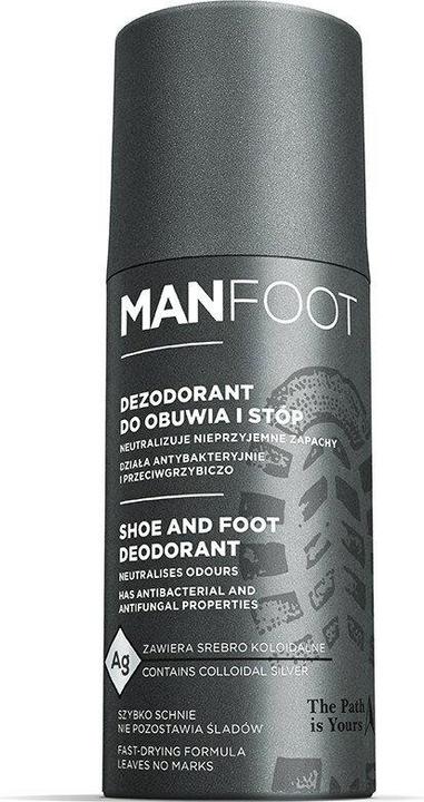 SHE s.r.l. ManFoot Shoe and Foot Deodorant Spray for Men 150ml (Spray, 150 ml)