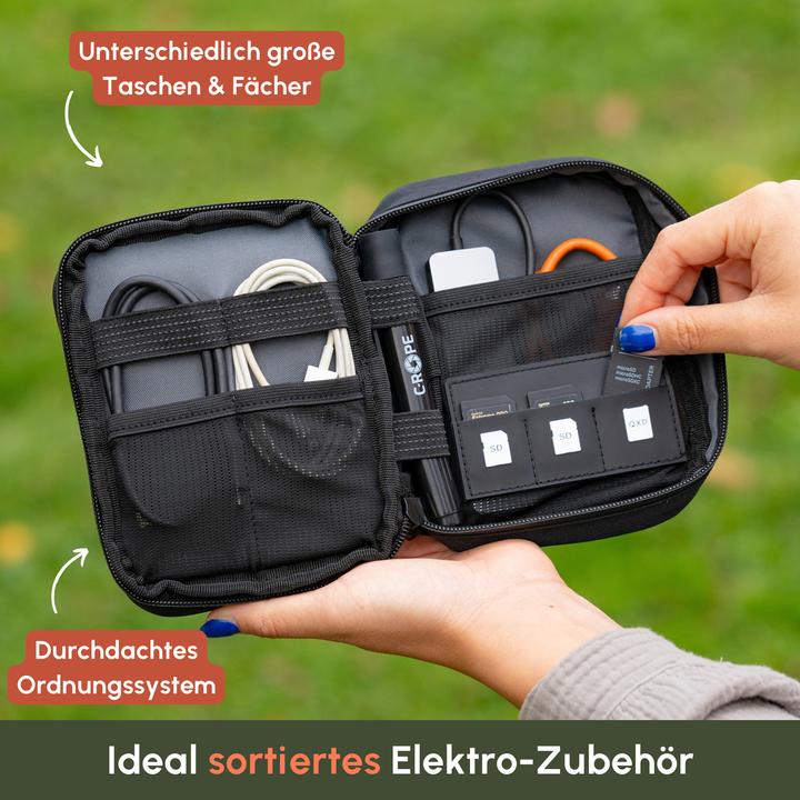 Actual product image C-Rope Elektronik Organizer Variante: L in Schwarz retail