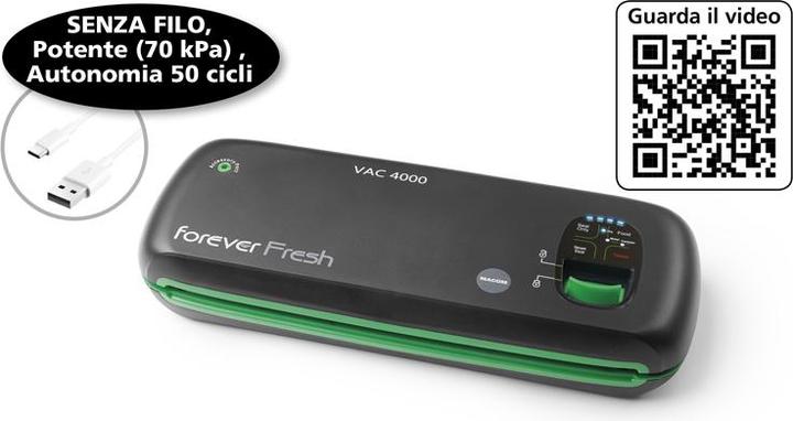 Image du produit Macom Machine à emballer sous vide VAC 4000 Noir, Vert