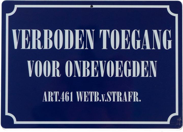Actual product image Horka Warning sign