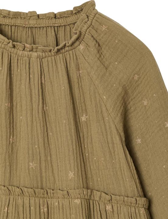 Produktbild Vertbaudet Mädchen-Set: Kleid, Weste und Strumpfhose (128)