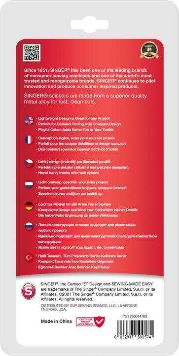 Produktbild Singer Stickschere 10287P5-4 Stickschere (10.20 cm)