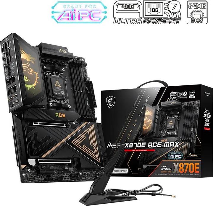 Produktbild MSI MEG X870E ACE MAX (AM5, AMD X870E, ATX)