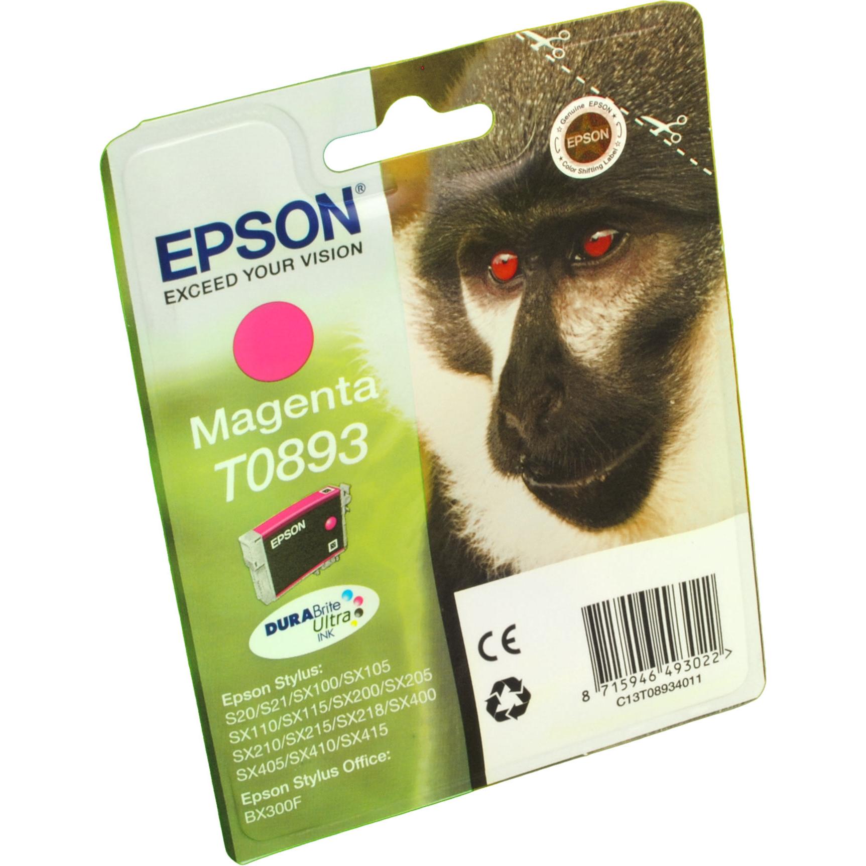Thumbnail - Epson, Druckerpatrone, T0893 DuraBrite Ultra (M)