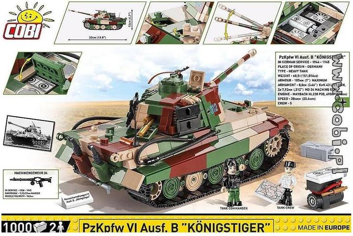 Image du produit Cobi Wagon de combat VI Ausf. B King Tiger