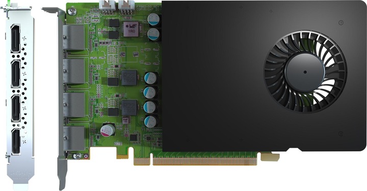Produktbild Matrox D-Serie VideoWall GPU Card D1480 PCIe x16 Quad DP (4 GB)