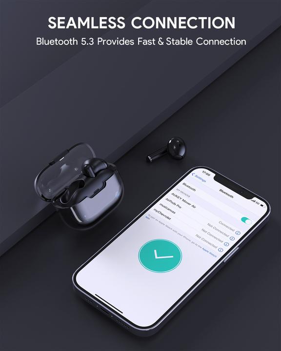 Immagine prodotto Aukey Auricolari EP-M2 TWS (nero) (4 h, Senza fili)