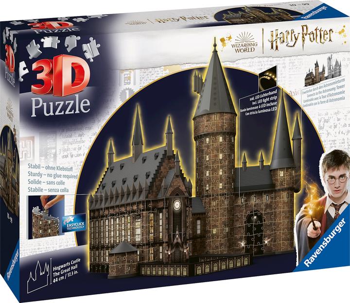 Produktbild Ravensburger Hogwarts Schloss - Die Grosse Halle - Night Edition (540 Teile)