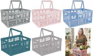 Productafbeelding keeeper Boodschappenbox "emma", opvouwbaar, 18,5 L, nordic-grijs