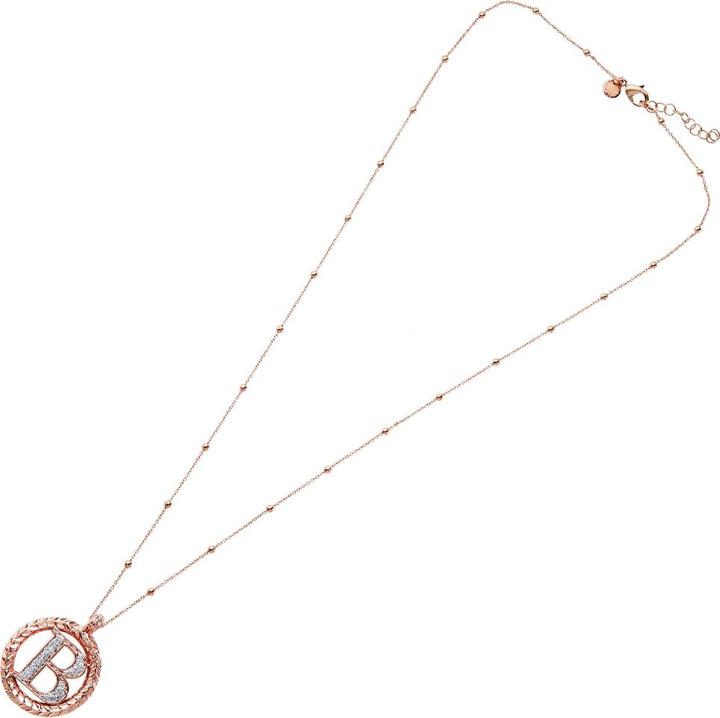 Image du produit Ottaviani Collier en bronze doré rose avec paillettes d'argent